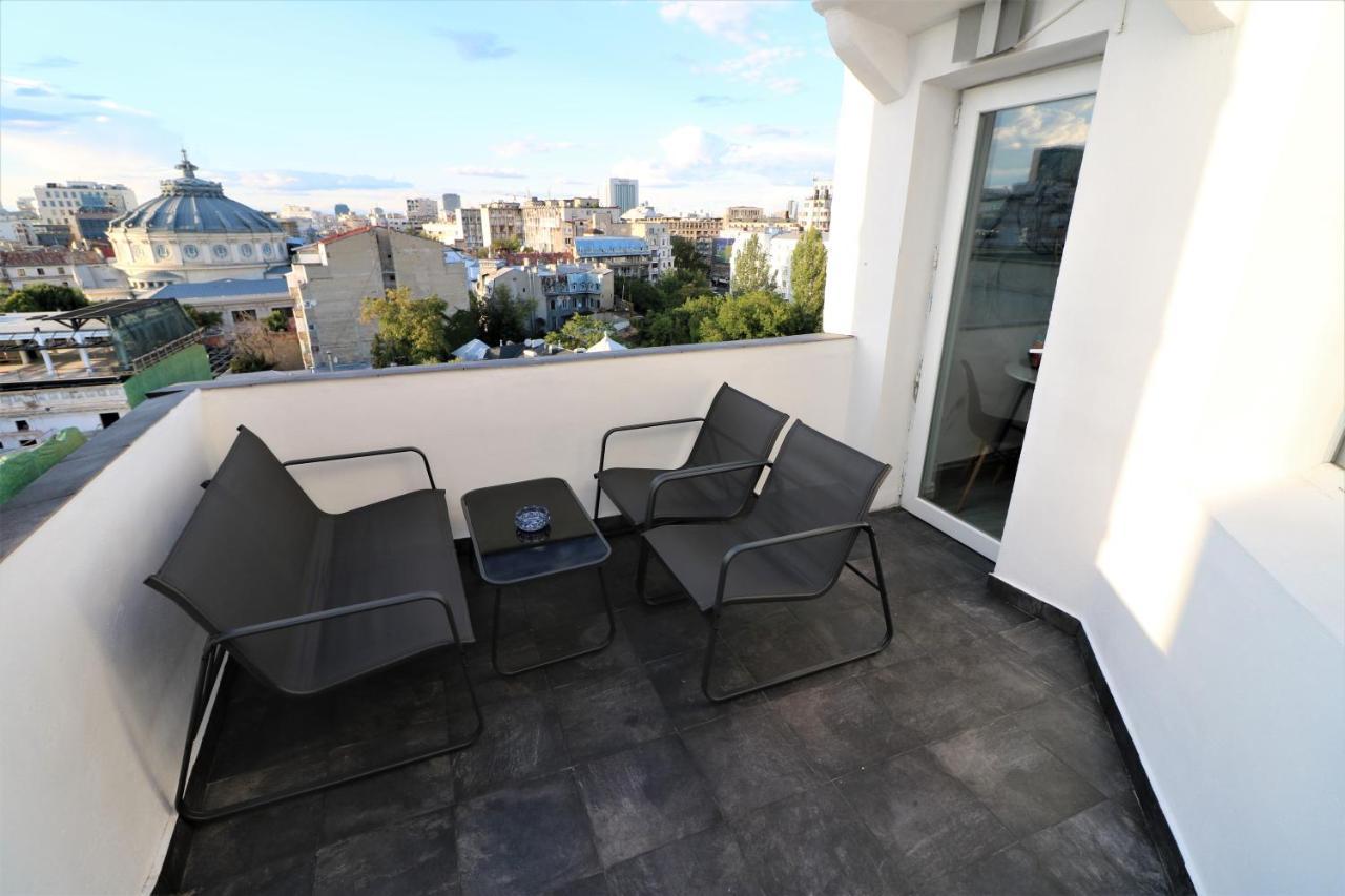 بوخارست Athenee Palace Apartment - Panoramic View Terrace & Balcony - Free Minibar المظهر الخارجي الصورة