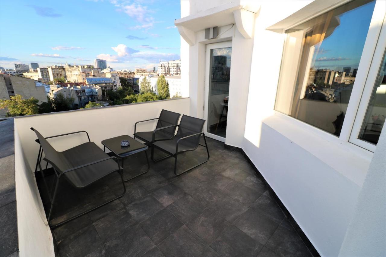 بوخارست Athenee Palace Apartment - Panoramic View Terrace & Balcony - Free Minibar المظهر الخارجي الصورة